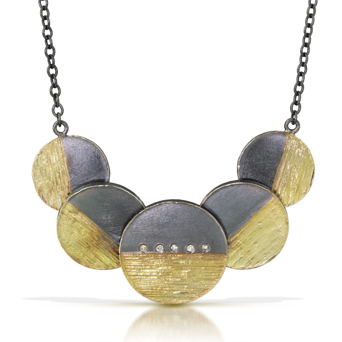 Black & Gold Horizon Necklace