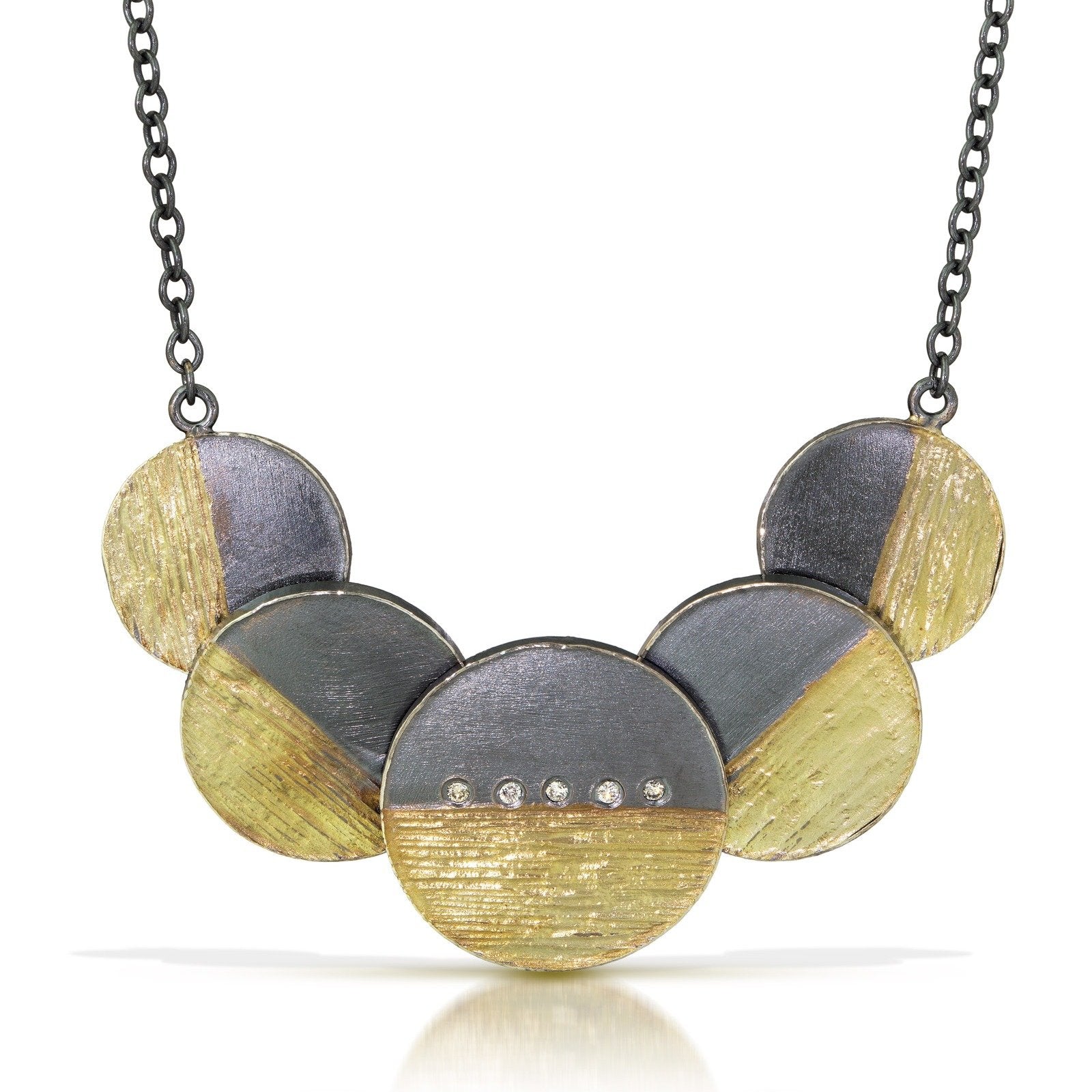 Black & Gold Horizon Necklace
