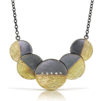 Black & Gold Horizon Necklace