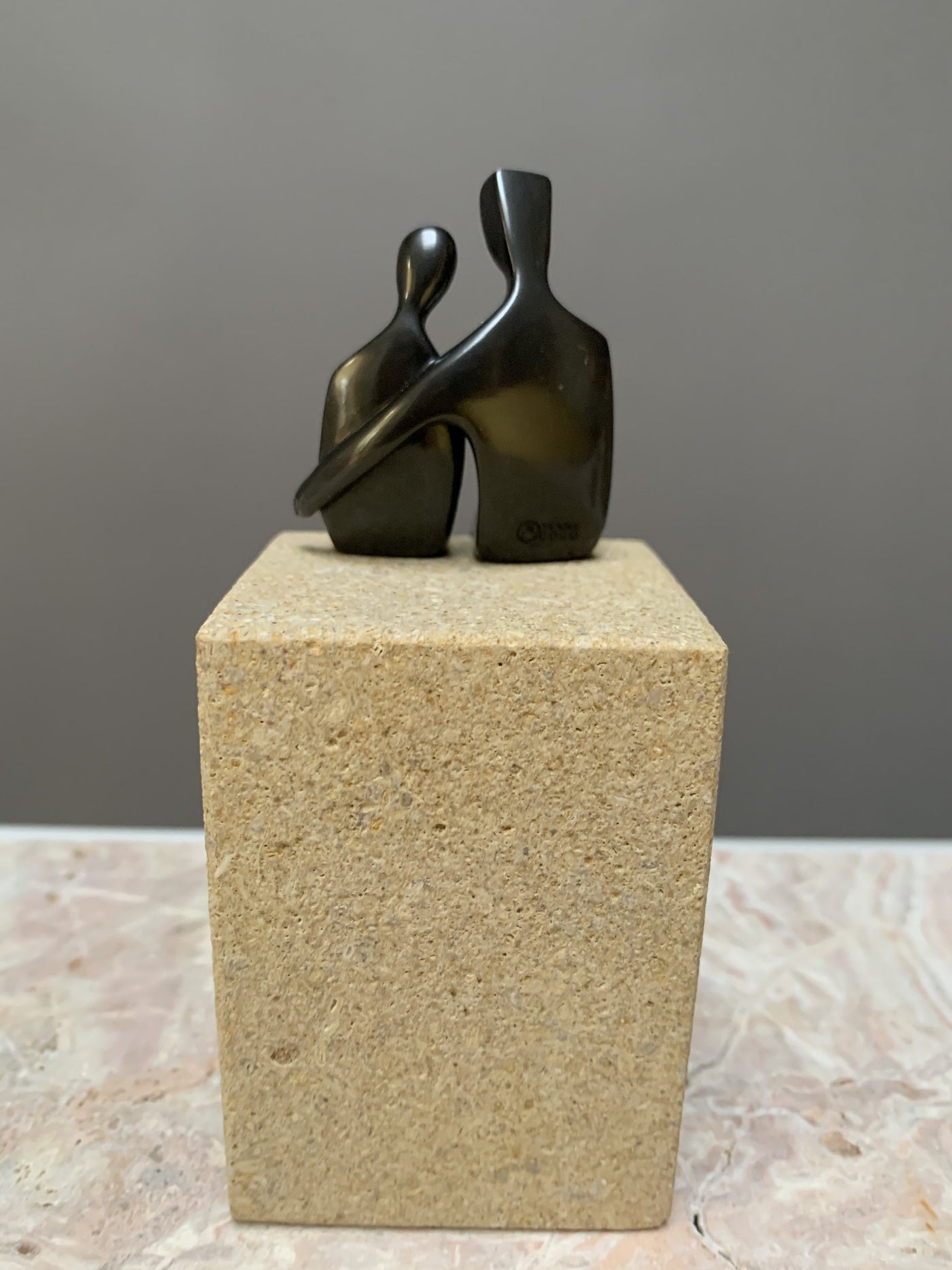 with stone base