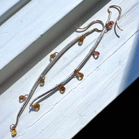 Yellow Sapphire Cascade Nature Walk Earrings