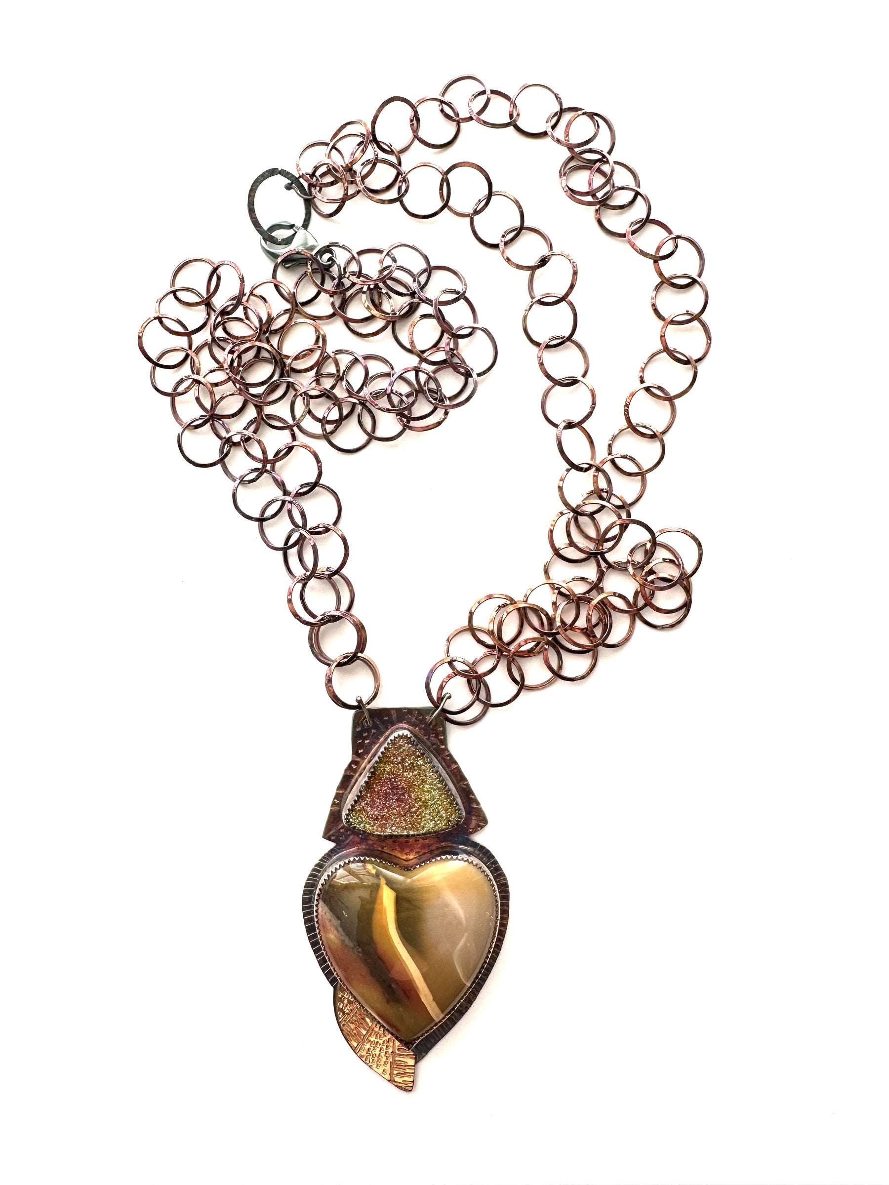 Agate Heart Pendant II