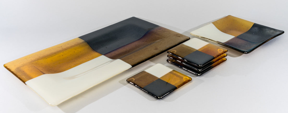 Quadtro Style Trays and Coasters