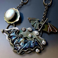 Bat Statement Necklace II