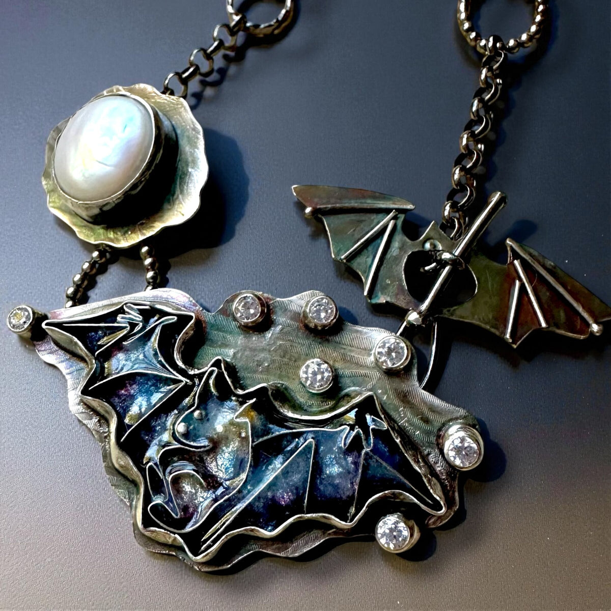 Bat Statement Necklace II