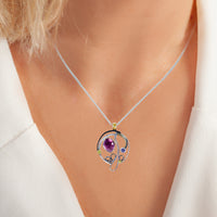Whirlpool in Pink Pendant