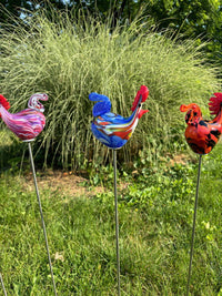 Rooster Garden Stakes