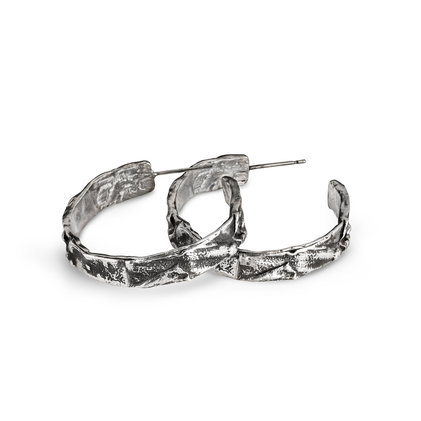 Textural Hoop Earrings