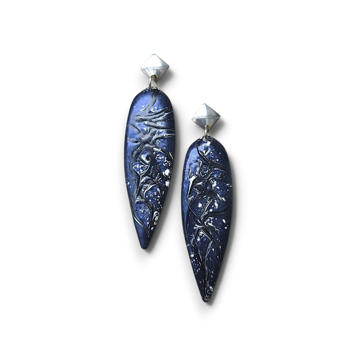 Midnight Galaxy Drop Earrings