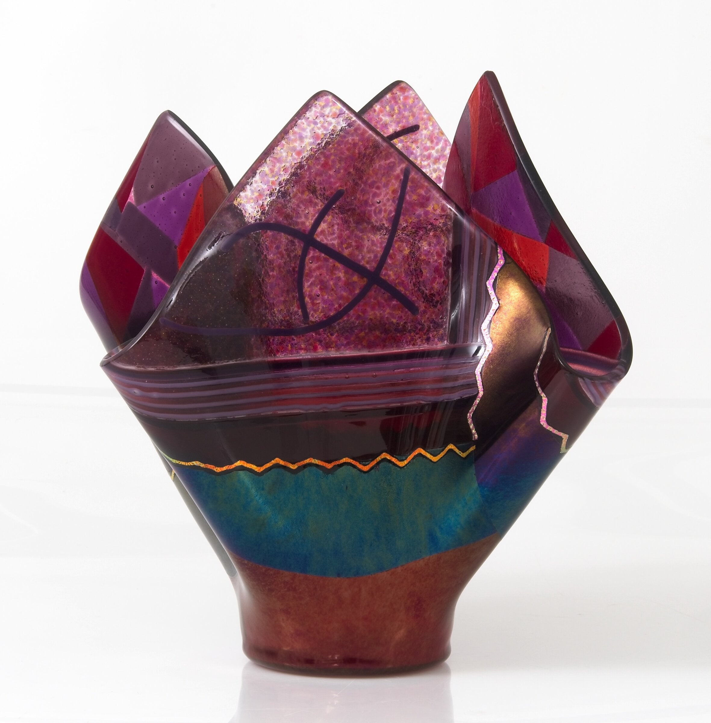 Purple Sunset Vessel III