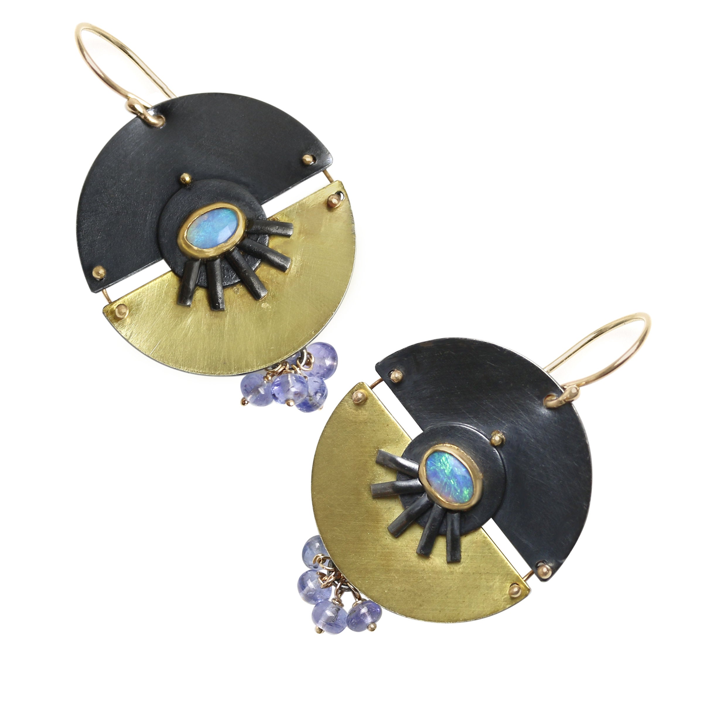 Split Disk Earrings