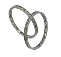 Carved Segment Bangle Bracelet