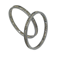 Carved Segment Bangle Bracelet