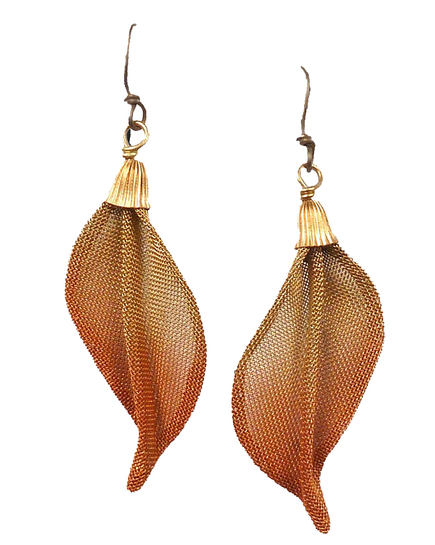 Twist Leaf Earrings