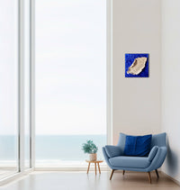 Concha Sapphire Wall Sculpture I