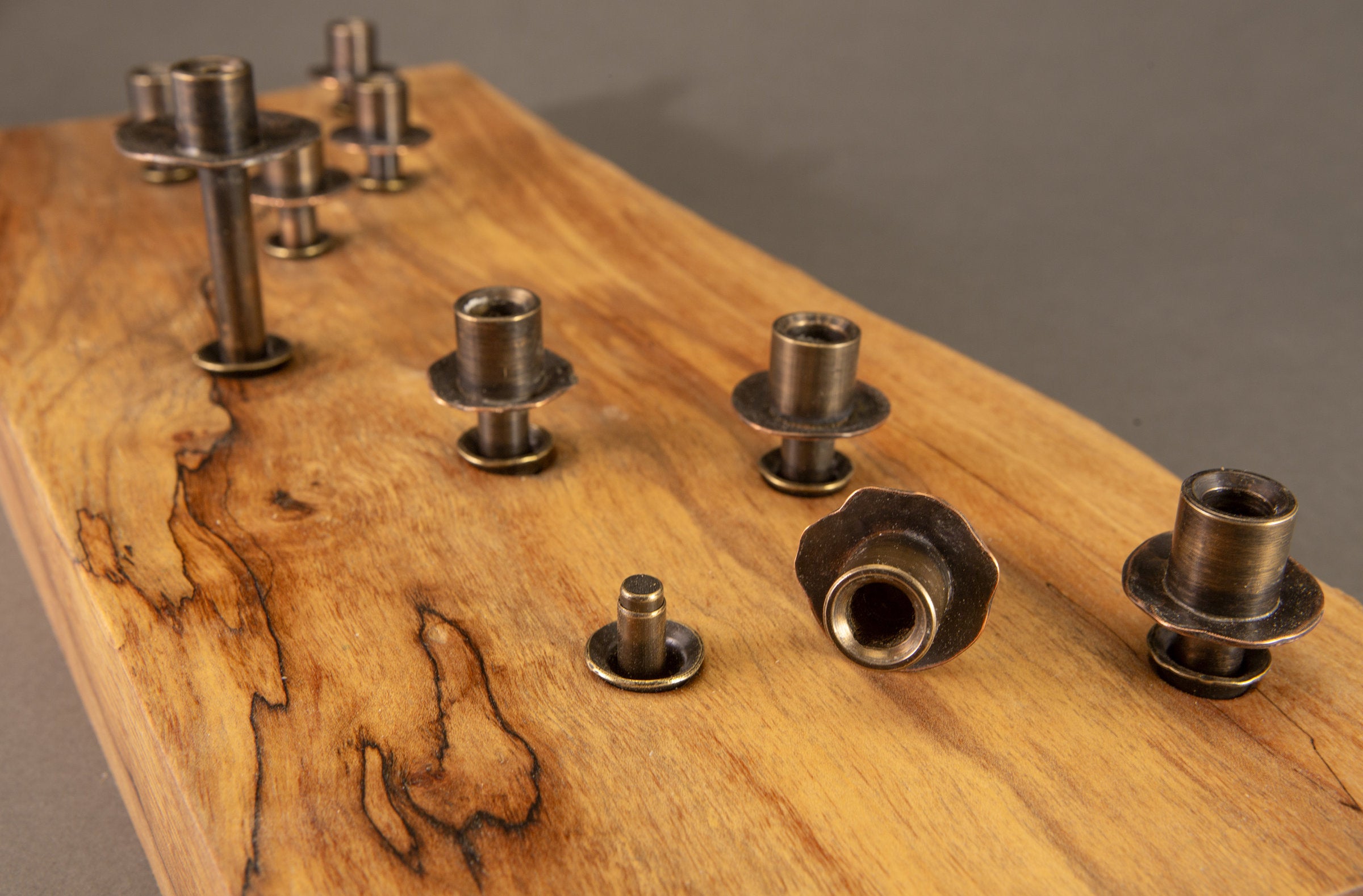 Spalted Maple Menorah