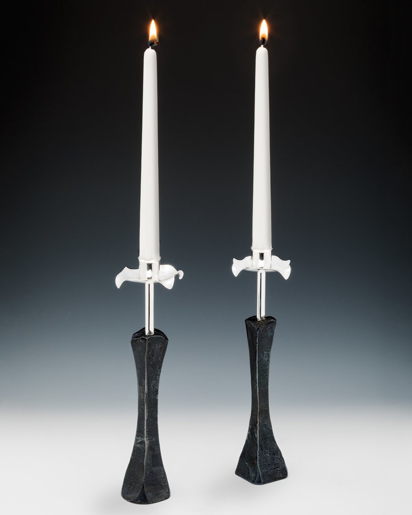 Tall Petal Candlesticks