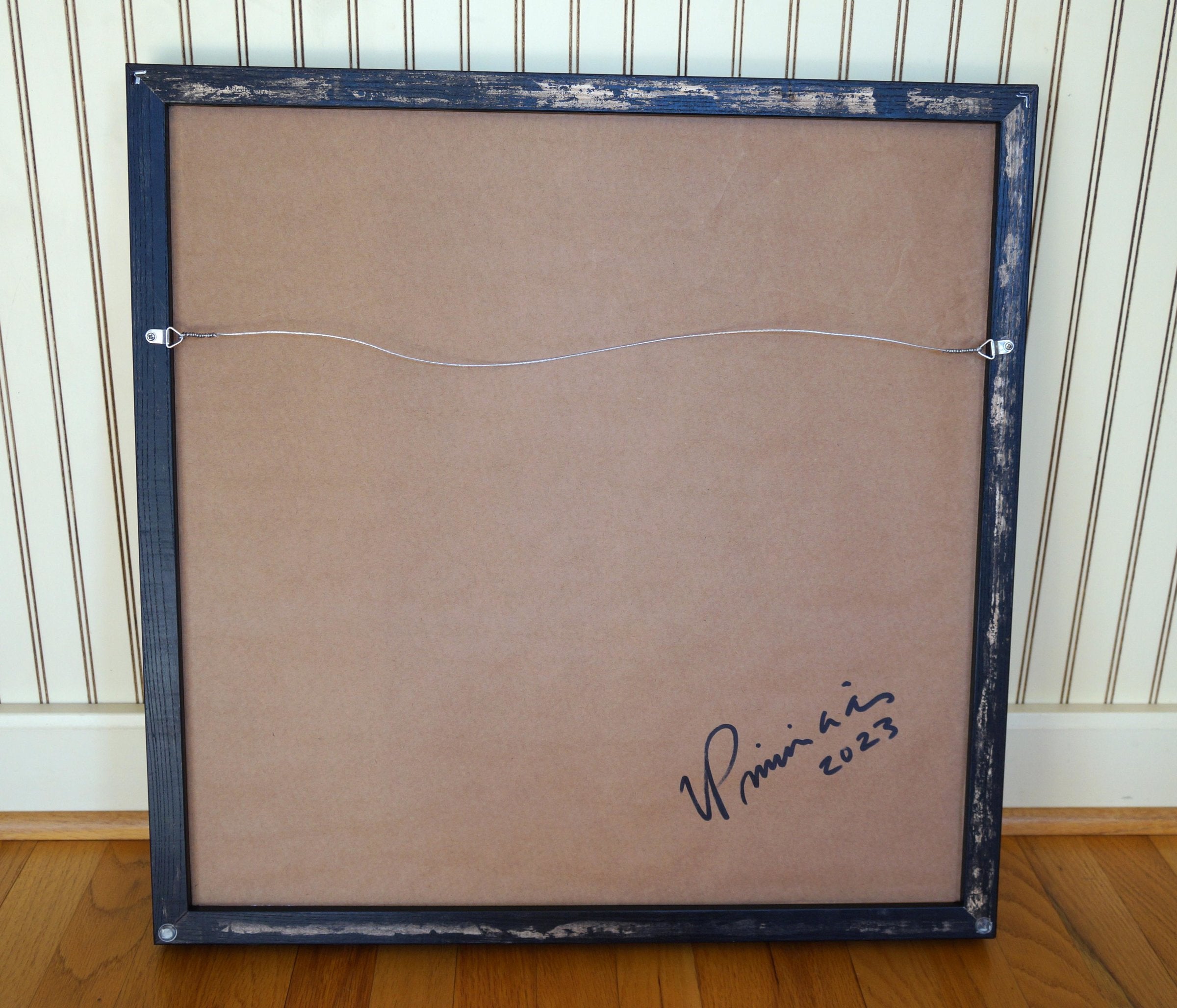 Backing hanging mechanism. 