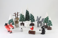 Winter Forest Scene Full Set