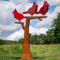 Three Cardinals in a Tree