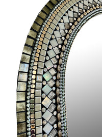 Sage Cream Arch Mirror