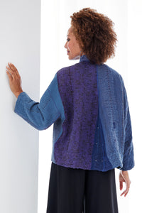 blue, side 2, black view