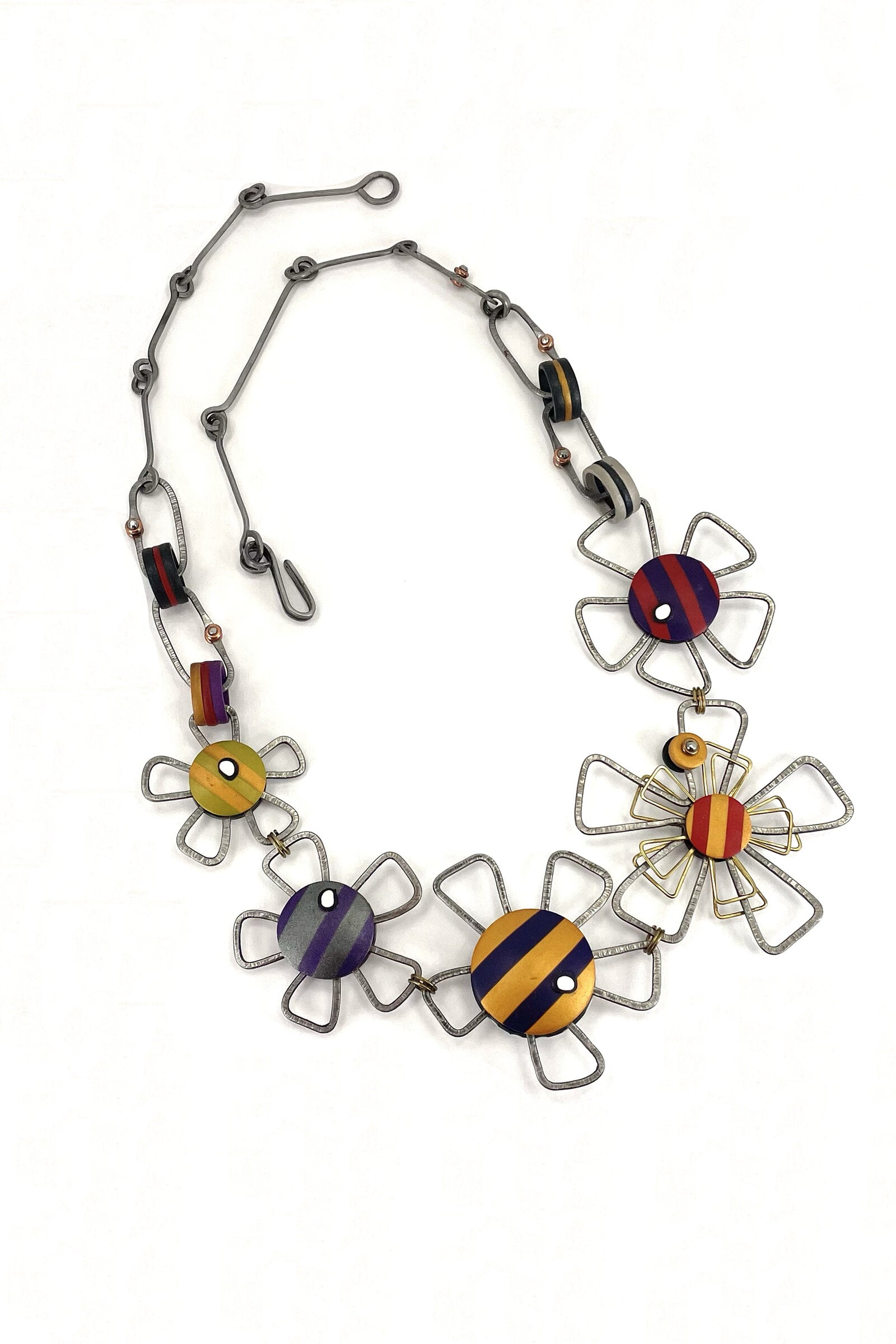 Double Sided Flower Necklace