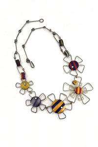 Double Sided Flower Necklace
