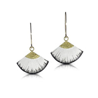 Large Bright Fan Earrings