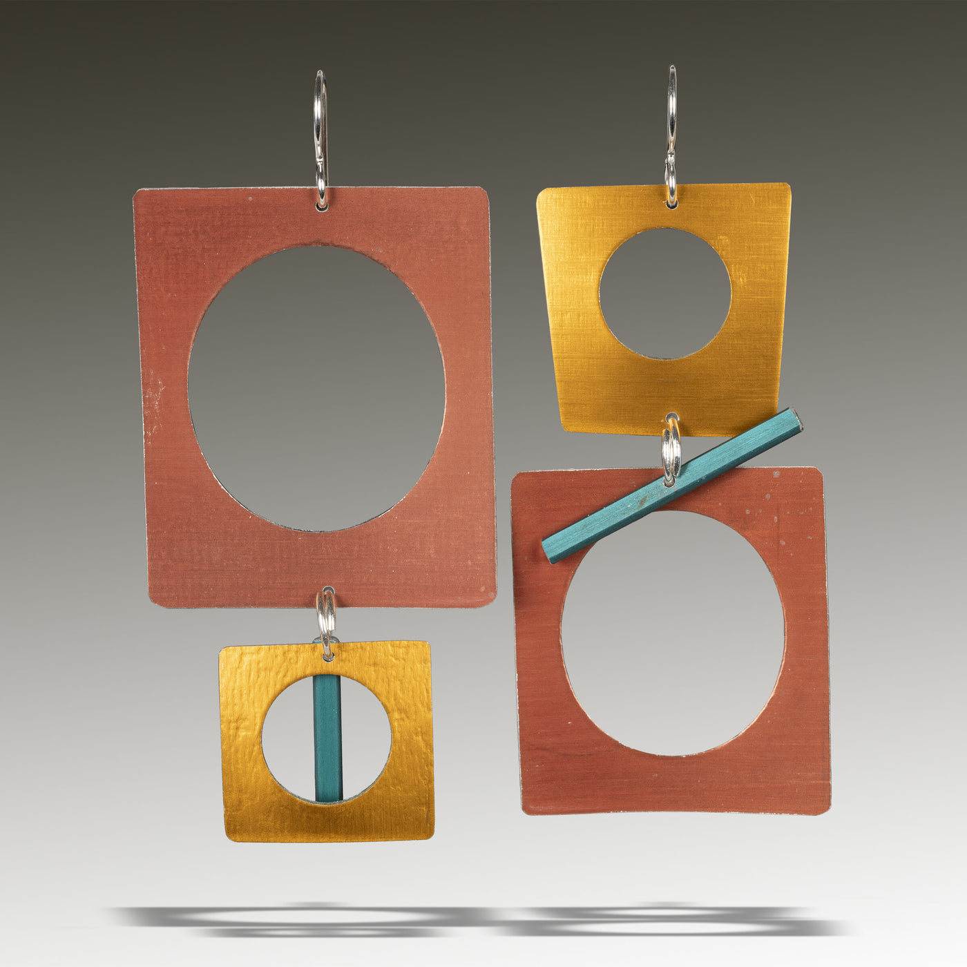 Rust, Orange & Turquoise