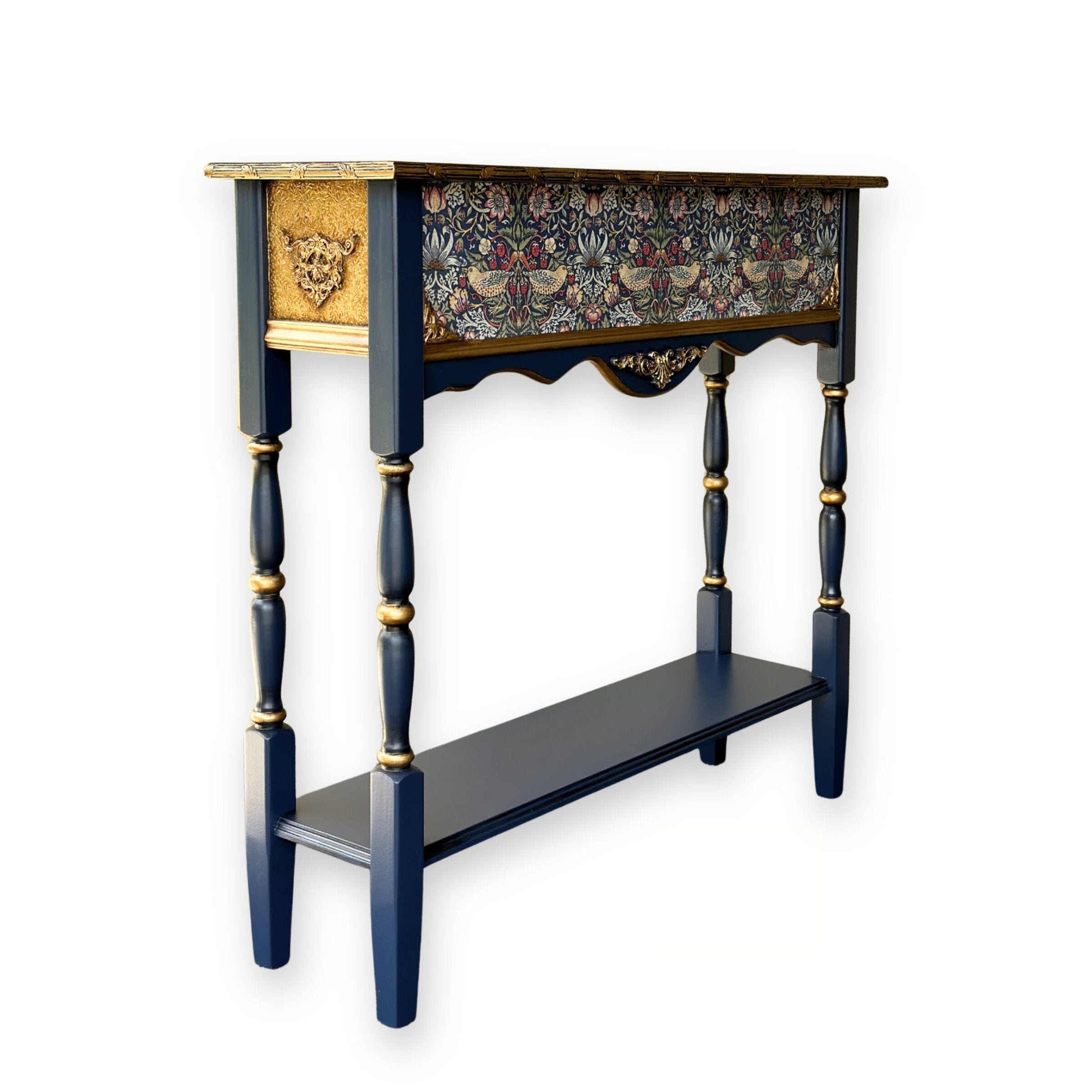 Midnight Aviary Console Table