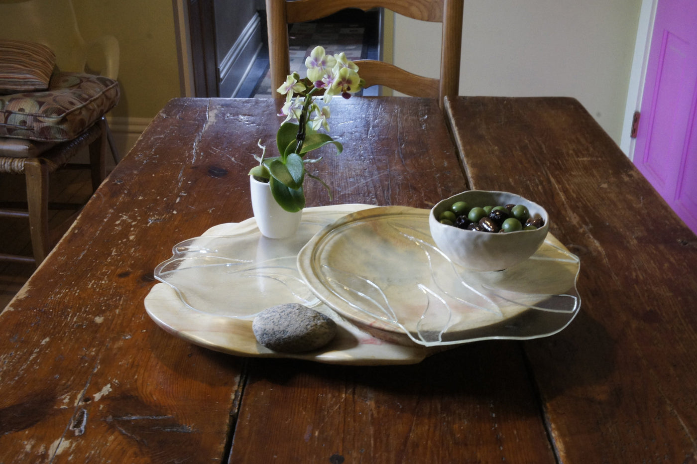 Leaf Patterns Centerpiece