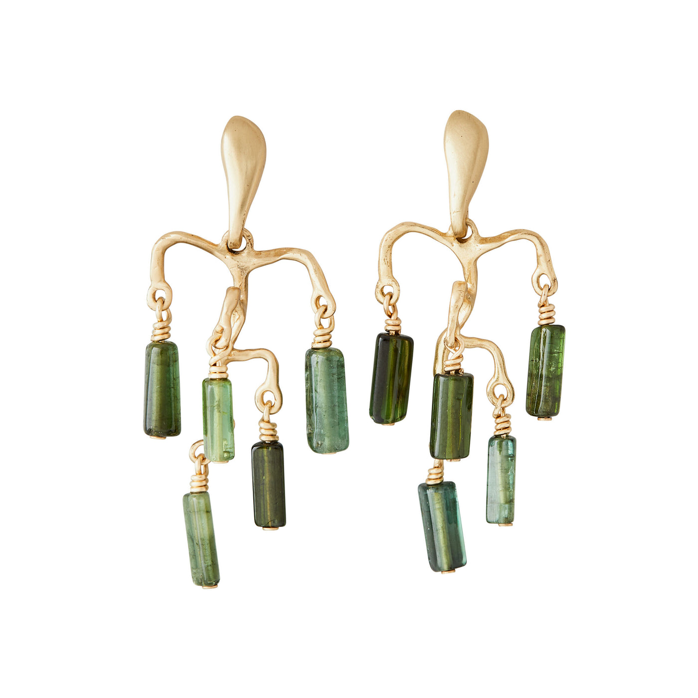 Wisteria Tourmaline Chandelier Earring
