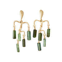 Wisteria Tourmaline Chandelier Earring