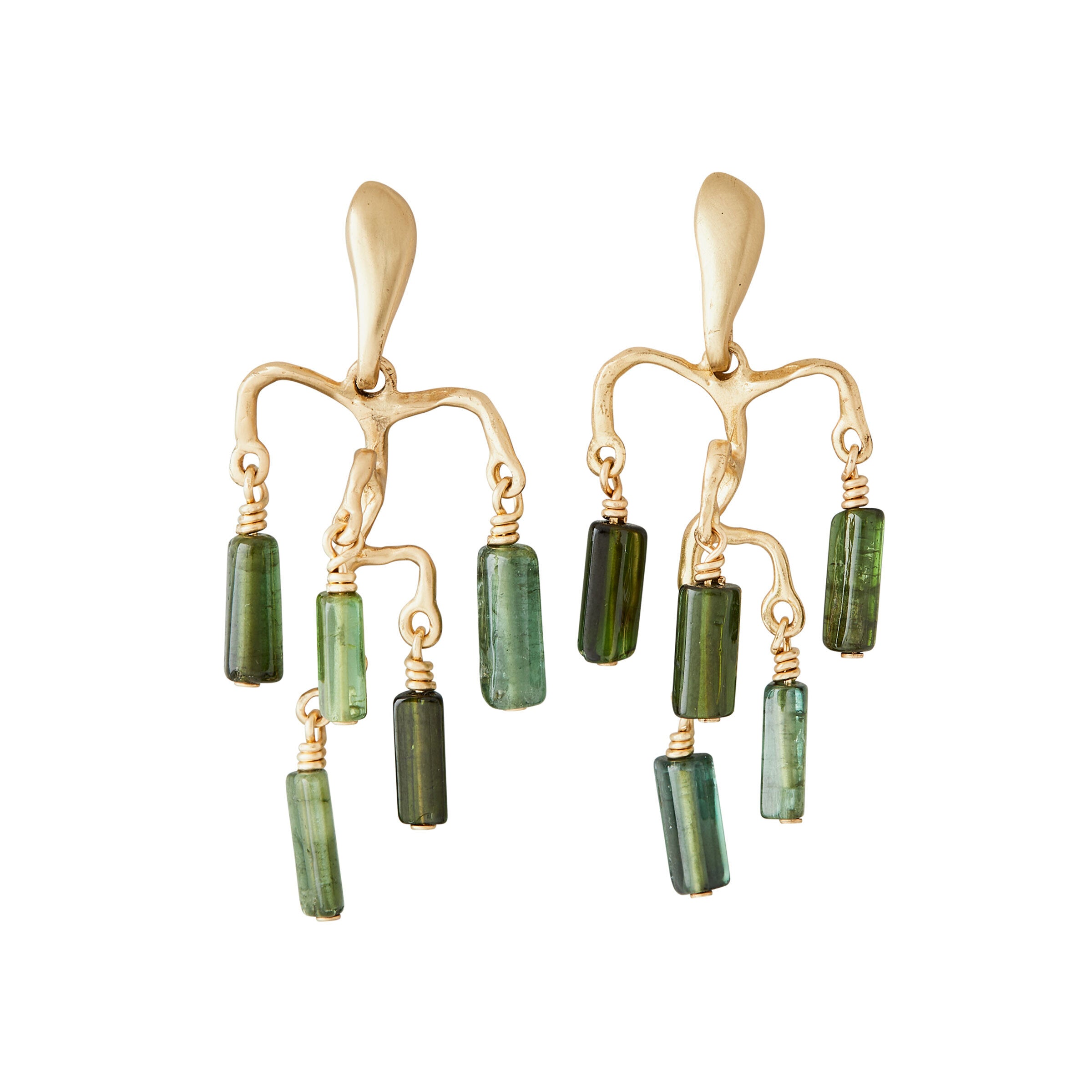 Wisteria Tourmaline Chandelier Earring