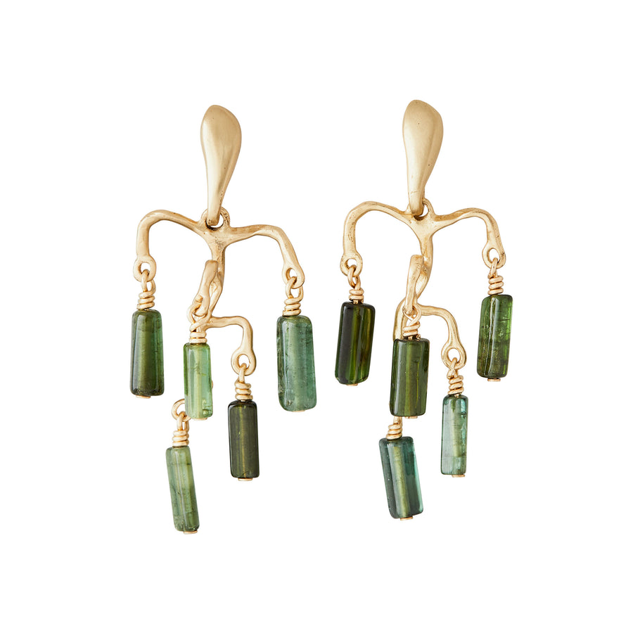 Wisteria Tourmaline Chandelier Earring