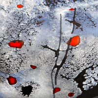Winter Cherries Large Short Cylinder