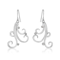 Art Deco Swirl Earrings