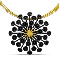 Gold Allium Pendant