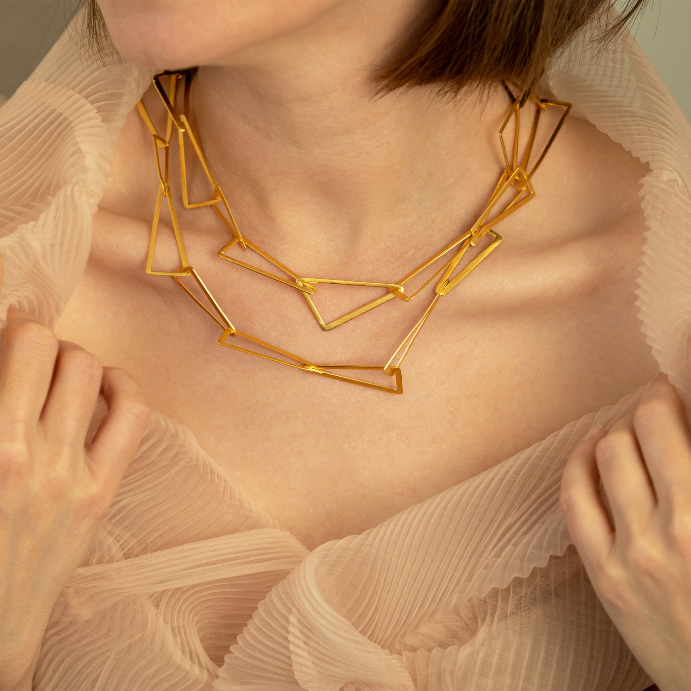 Triangle Necklace | Photo by Olya