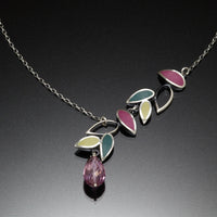 Falling Leaves Asymmetric Necklace
