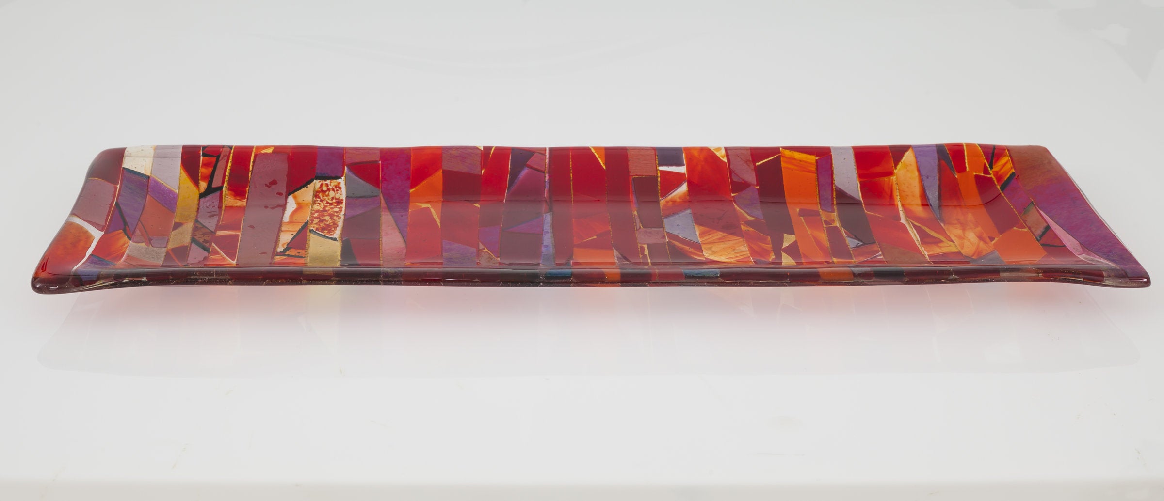 Ruby Striped Platter