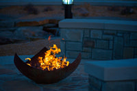 King Isosceles Sculptural Firebowl