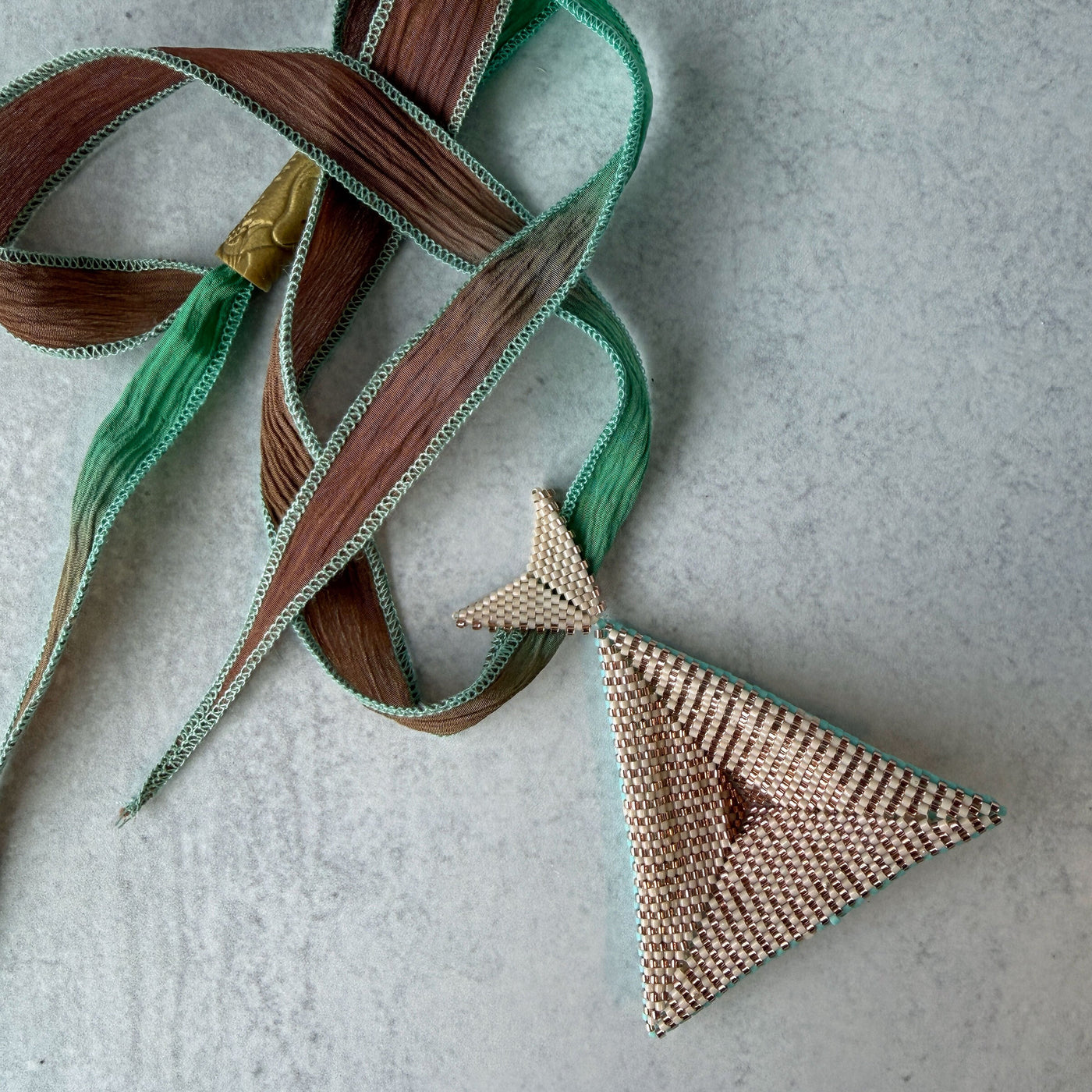 Seafoam with Teal & Cocoa Cord | Photo by Diana Ferguson