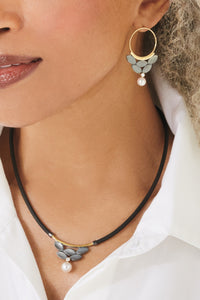 shown with Leaf Cluster Necklace