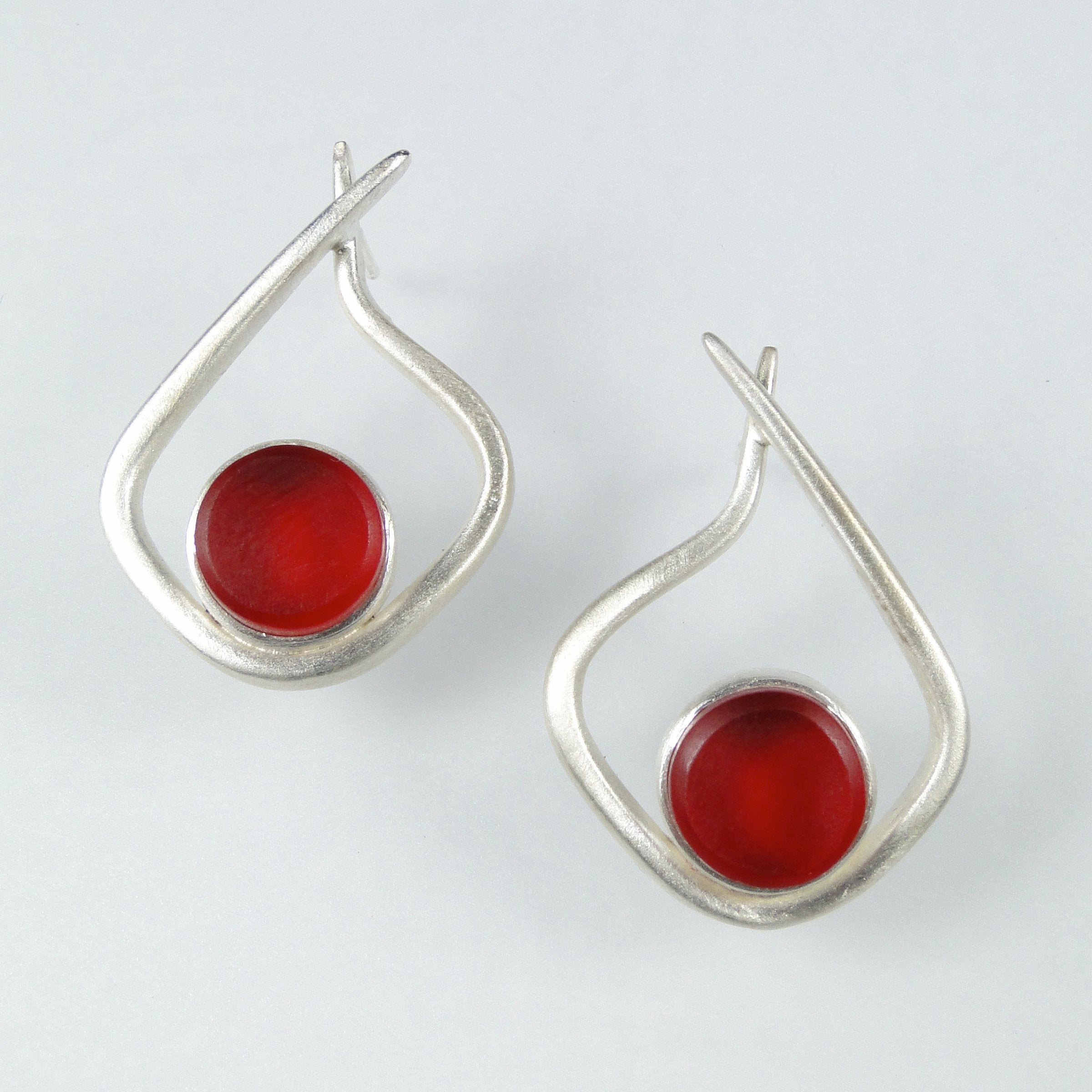 Red Traffic Light Glass