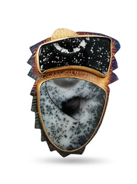 Night Sky Snow Pin