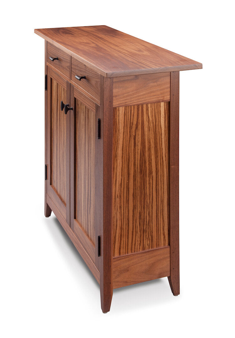 Zebra Two-Drawer Side Cabinet