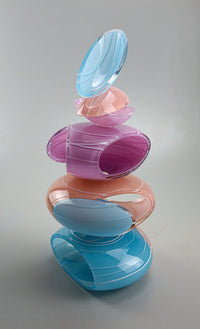 Remnant  Sculpture in Spring Pastels