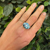 Aquamarine Aqueduct Ring